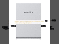 2400WH balcon stockage d'énergie solaire balcon centrale électrique système solaire à économie de coûts