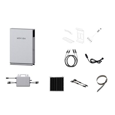 Électricité de balcon Panneau solaire de balcon Stockage de l'énergie solaire flexible 2400WH