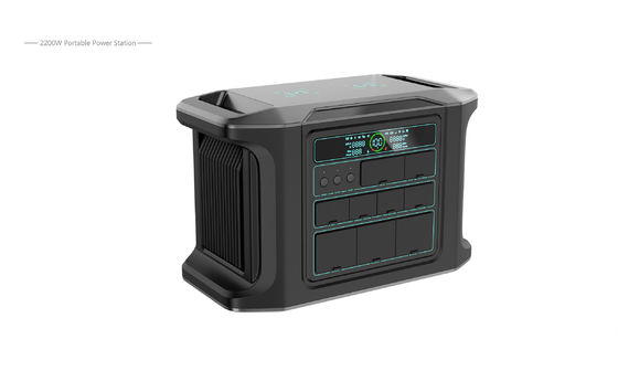 Centrale électrique portable 2200W Batterie de stockage d'énergie renouvelable