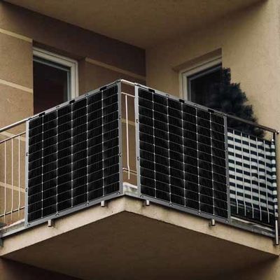 Panneau solaire de balcon extérieur léger 200W Pour les systèmes de stockage d'énergie solaire
