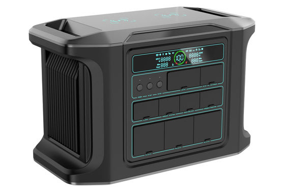 Station électrique portable d'urgence de grande capacité 2160Wh avec 15 sorties