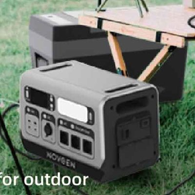 Station électrique portable Lifepo4 2048Wh avec prise sur / hors réseau en contrôle intelligent