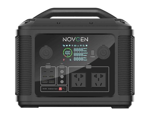 Centrale électrique de balcon portable renouvelable 1200W stockage de batterie d'énergie extérieure