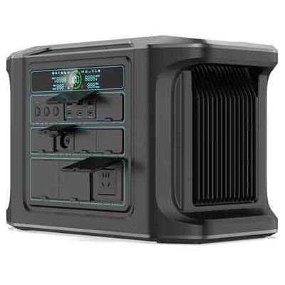 Station électrique portable à batterie de 2160Wh 230V 50Hz Station électrique à charge rapide