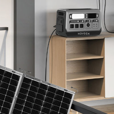Station électrique portable avec stockage de la centrale électrique sur balcon